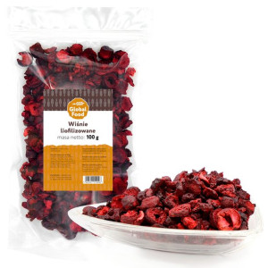 Wiśnie Liofilizowane 100g Połówki