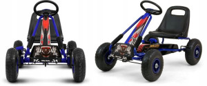 Gokart na pedały THOR dzieci Milly Mally pompowane