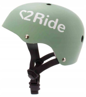 Kask rowerowy hulajnogę dziecięcy S 50-54 cm LED