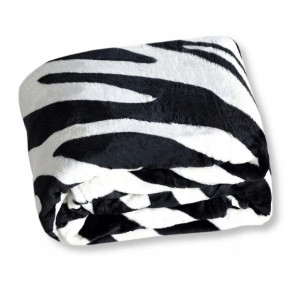 Koc Animalistic 170x210 Paski Zebry Zebra