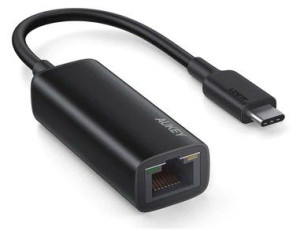 AUKEY CB-A30 aluminiowa karta sieciowa USB-C Gigabit 10/100/1000 Mbps RJ45