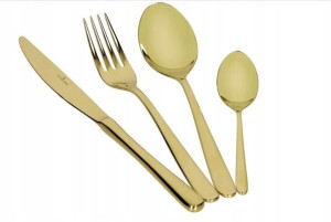 Komplet 24szt Sztućców Zwieger Vesper Gold Lumarko