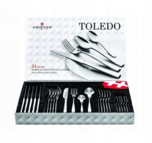 Komplet 24 Elementowy sztućców Zwieger Toledo Luma