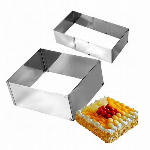 Obręcz forma PIECZENIA REGULOWANA wysoka 15 CM