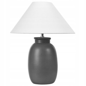 Lampa stołowa ceramiczna czarna PATILLAS Lumarko!