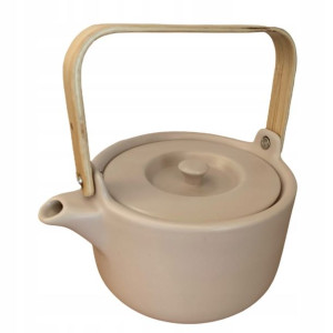 Dzbanek Do Herbaty Ceramiczny Zaparzacz 0,8l Róż