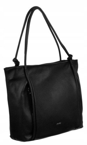 Minimalistyczna Torebka Shopper Z Włoskiej Skóry N