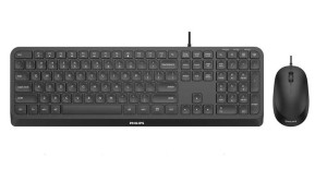 Zestaw Przewodowy Klaw+mysz Philips Spt6207b/00