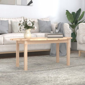 Stolik kawowy, 110x55x45 cm, lite drewno sosnowe L