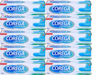 Corega krem do protez frisch 40g z Niemiec Zestaw 10 szt