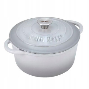 Emaliowany Garnek Żeliwny 21cm Kinghoff Kh-1520 Lu