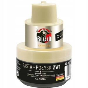 Bufalo 2w1 Pasta + Połysk Do Butów Czarna 40ml...