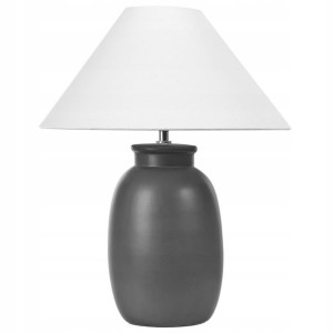 Lampa stołowa ceramiczna czarna PATILLAS Lumarko!