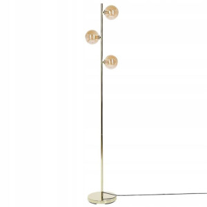 Lampa podłogowa metalowa złota RAMIS Lumarko!