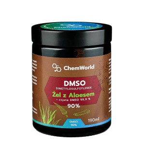 CHEMWORLD Żel DMSO 90% z Aloesem 190 ml