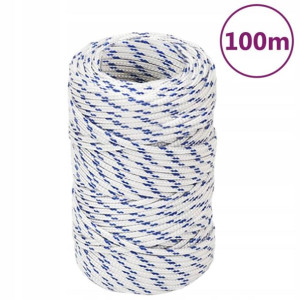 Linka żeglarska, biała, 2 mm, 100 m, polipropylen