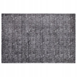 Dywan Z Wiskozy 140 X 200 Cm Szaro-srebrny Esel! L