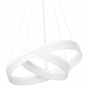 Lampa Wisząca Led Metalowa Biała Puzi! Lumarko!