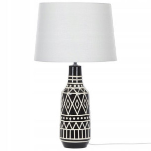 Lampa Stołowa Ceramiczna Czarna Shebelle! Lumarko!