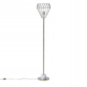 Lampa Podłogowa Metalowa Mosiężna Mooni! Lumarko!