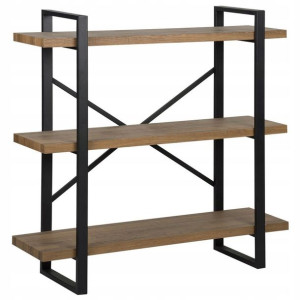 Regał 3 Półki Ciemne Drewno Timber! Lumarko!
