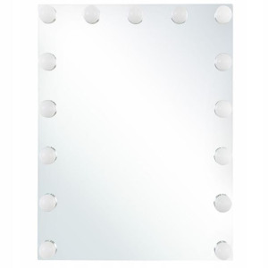 Metalowe Lustro Ścienne Led 40 X 50 Cm Lucenay! Lu