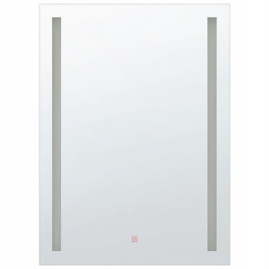 Lustro Ścienne Led 60 X 80 Cm Srebrne Martinet! Lu