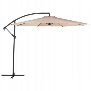 Parasol Ogrodowy 300 Cm Piaskowy Ravenna! Lumarko