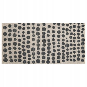 Dywan wełniany 80 x 150 cm beżowo-czarny HAVRAN! L