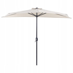 Parasol Ogrodowy Półokrągły 270 Cm Beżowy Galati!