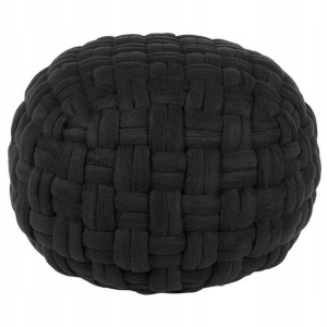 Puf Welurowy 45 X 35 Cm Czarny Hopa! Lumarko!