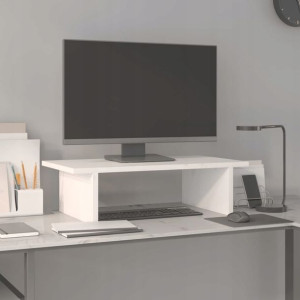 Lumarko Podstawka na monitor, biała, 50x27x15 cm,