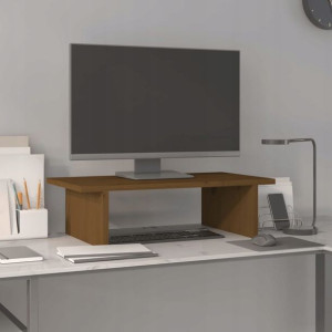 Lumarko Podstawka na monitor, miodowy brąz, 50x27x