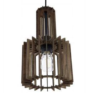 Lampa Wisząca Ciemne Drewno Niari! Lumarko!