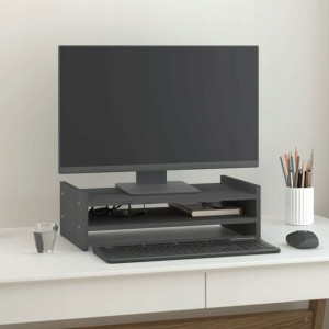 Lumarko Podstawka na monitor, szara, 50x27x15 cm,