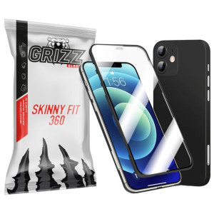 Etui GrizzGlass SkinnyFit360 Apple iPhone 13 Pro Czarne