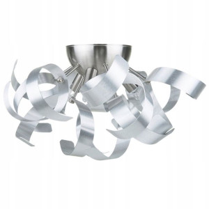 Lampa Ścienna Metalowa Srebrna Icana! Lumarko!