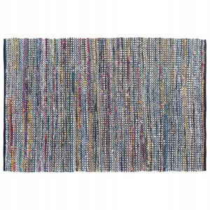 Dywan Bawełniany 140 X 200 Cm Wielokolorowy Alanya