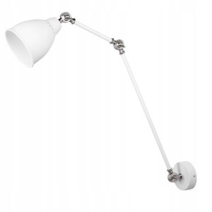 Lampa Ścienna Biało-srebrna Mississippi L! Lumarko