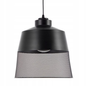 Lampa Wisząca Metalowa Czarna Muga! Lumarko!