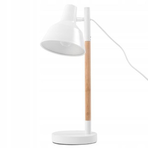 Lampa Biurkowa Regulowana Metalowa Biała Aldan! Lu