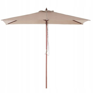 Parasol Ogrodowy 144 X 195 Cm Piaskowy Flamenco! L