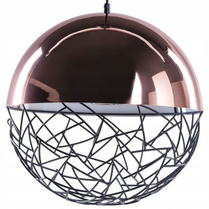 Lampa Wisząca Metalowa Miedziana Padma! Lumarko!