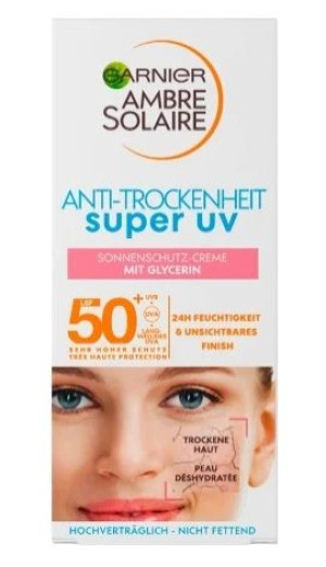 (DE) Garnier Ambre Solaire Sensitive, Krem do opalania SPF50+, bardzo wysok