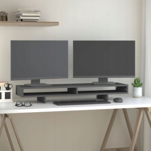Lumarko Podstawka na monitor, szara, 100x27x14 cm,