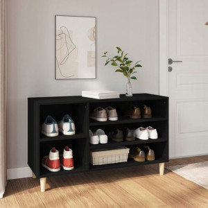 Lumarko Szafka na buty, czarna, 102x36x60 cm, mate