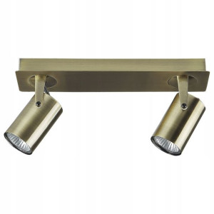 Lumarko Lampa Sufitowa Metalowa Mosiężna Klip!