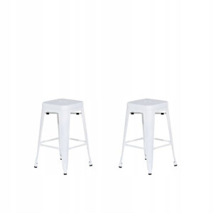 Lumarko Zestaw 2 stołków barowych metalowych 60 cm