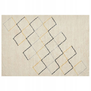 Lumarko Dywan bawełniany 160 x 230 cm beżowy TEZPU