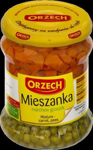 Orzech Mieszanka 2-skł marchew groszek 460g